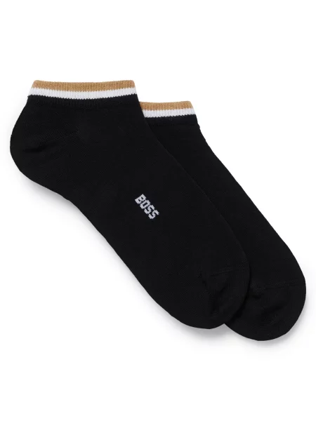 BOSS ponožky pánske 2P AS Uni stripe CC čierna