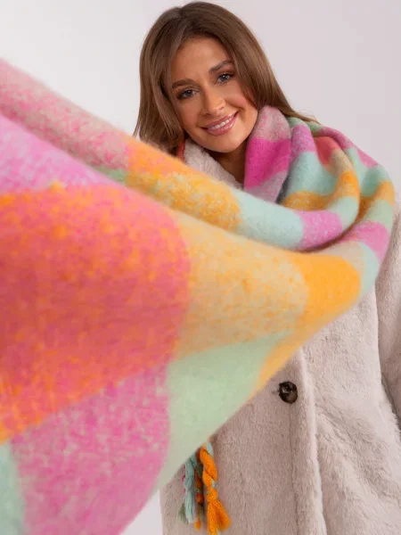 Fular Wool Fashion Italia roz