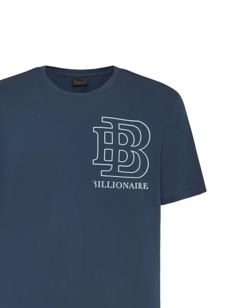Tricou Billionaire cu autograf albastru
