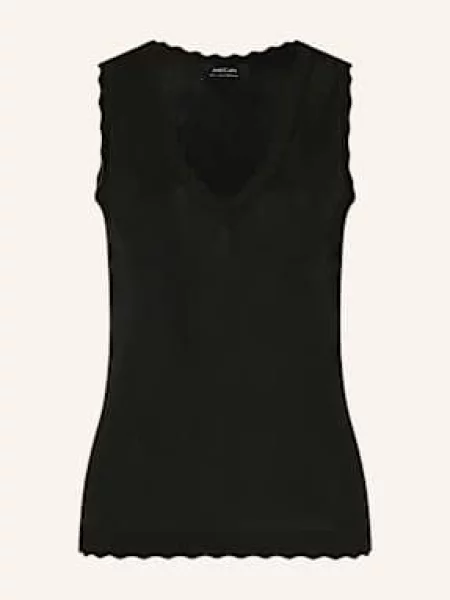 Dzianinowy top Marc Cain czarny