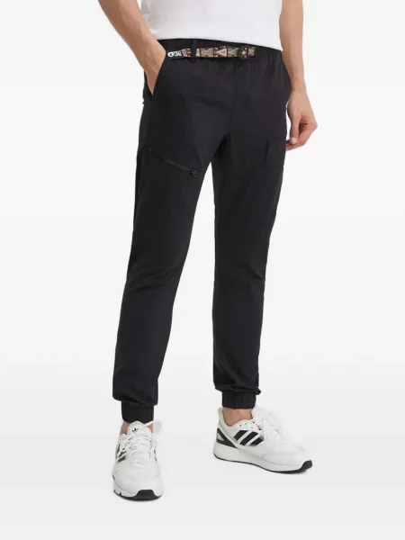 Cu centură pantaloni cargo Picture negru
