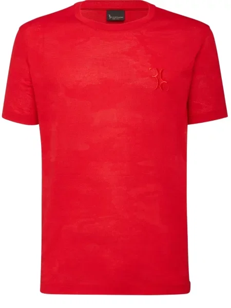 Tricou Billionaire cu broderie roșu