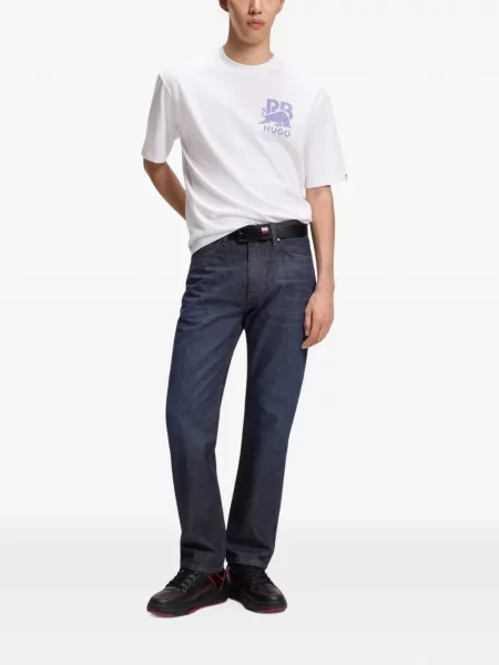 Tricou Hugo cu autograf alb