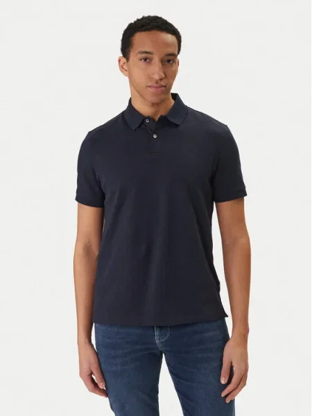 Guess Tricou polo Bleumarin