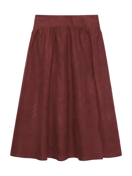 VERO MODA Fustă VMKATHY LEAH castaniu