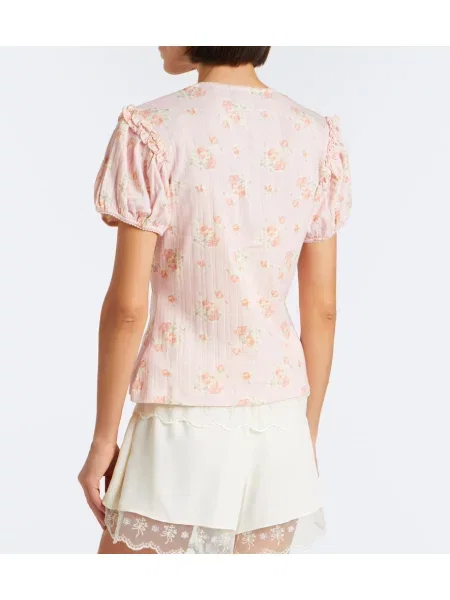 Cardigan Simone Rocha cu model floral roz