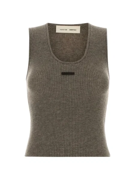 Top Fear Of God Essentials tricotate gri