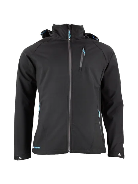 Geacă Peak Mountain softshell negru