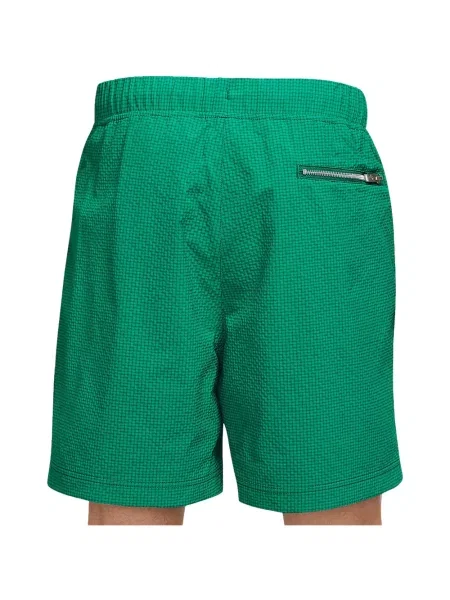 Fleecové běžecké kraťasy Nike s vázáním červené