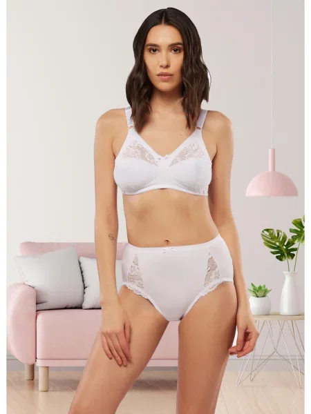 Бюстгальтер Uniconf бавовна/поліамід білий