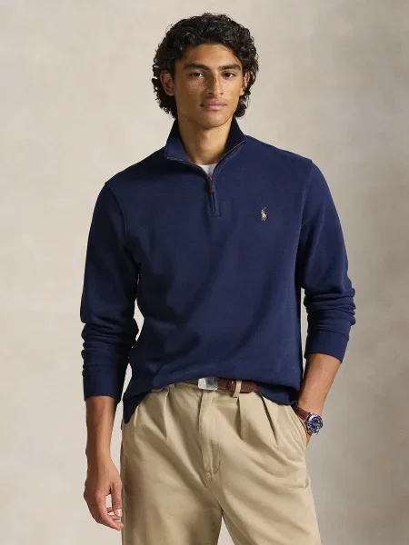 Polo Ralph Lauren Sveter Tmavomodrá modrá