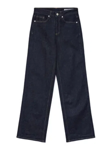 Vero Moda Džinsai Tessa Tamsiai Wide Leg mėlyna