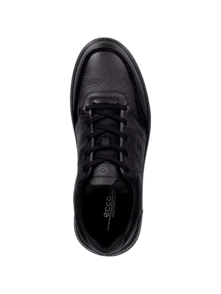 Sneakerși Ecco din piele negru