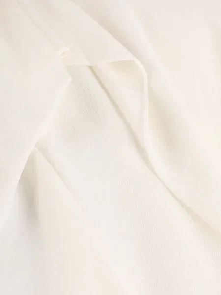 Top Loewe cu volane alb