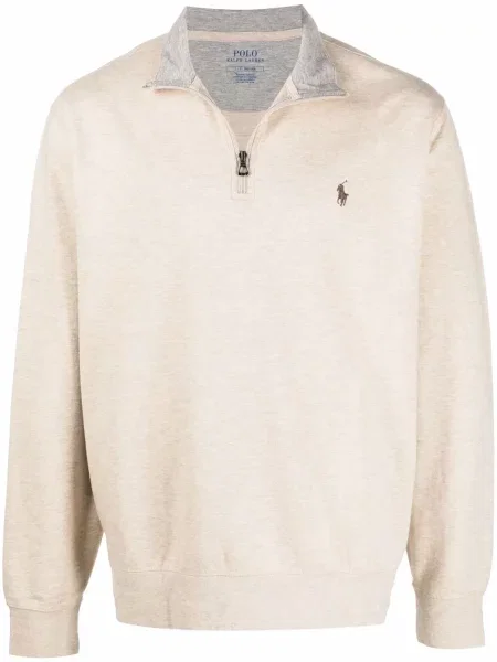 Tricou polo Polo Ralph Lauren cu broderie alb