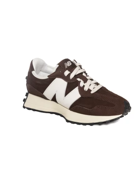 Sneakersy New Balance 327 zamszowe brązowe