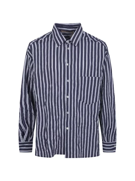 Koszula Nuur w paski niebieska