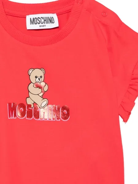Koszulka dziecięca Moschino czerwona