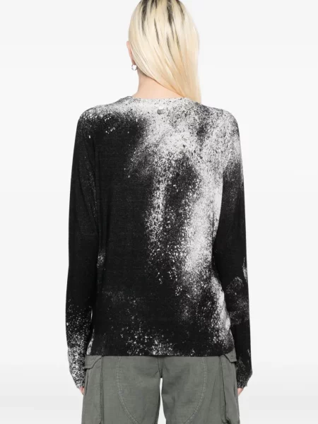 Top High cu imagine negru