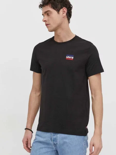 Tričko Levi's s potiskem černá