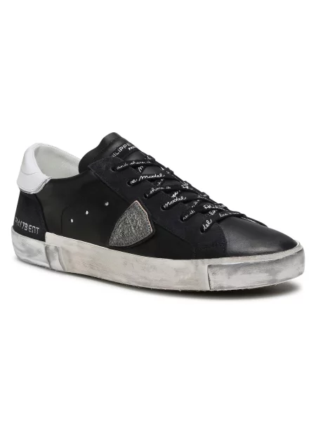 Αθλητικά Philippe Model Prsx PRLU Noir Argent μαύρο