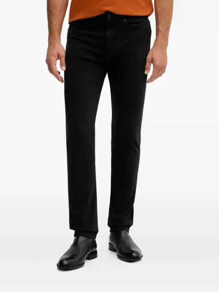 Pantaloni Boss cu autograf negru