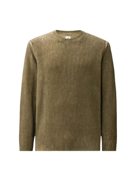 Sweter C.p. Company z okrągłym dekoltem zielony