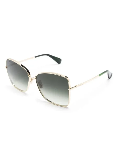 Ochelari de soare Max Mara Eyewear cu imprimeu geometric auriu