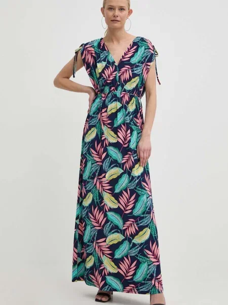 Morgan rochie maxi evazati galben