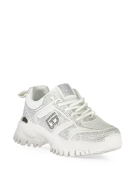 Stras sneakerși Laura Biagiotti chunky alb