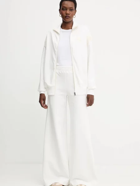 Брюки Ermanno Scervino с высокой посадкой белые