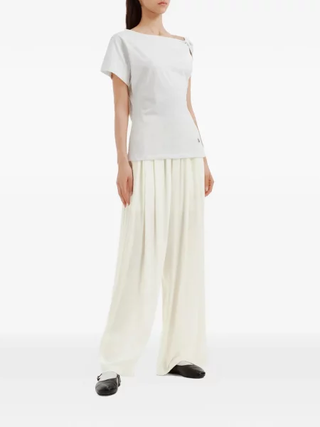 Pantaloni Tout A Coup alb