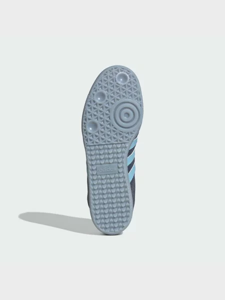 Кожаные кеды Adidas синие