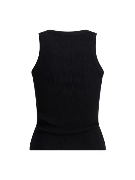Top Givenchy z nadrukiem na ramiączkach czarny