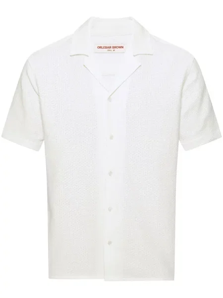 Риза Orlebar Brown бяло