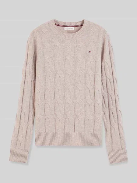 Sweter w kroju regular fit z czystej wełny Tommy Hilfiger