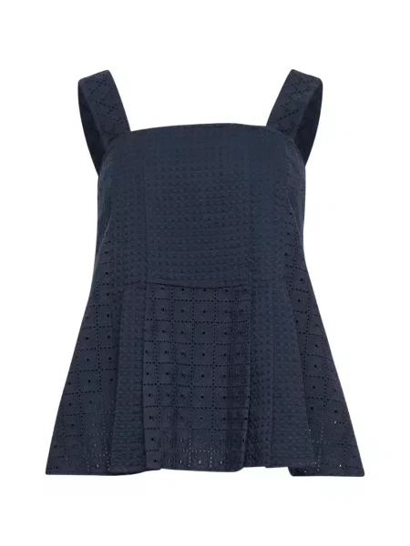 Top 3.1 Phillip Lim cu broderie albastru