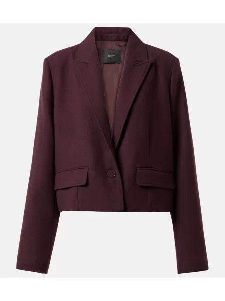 Geacă Joseph de lână bordo