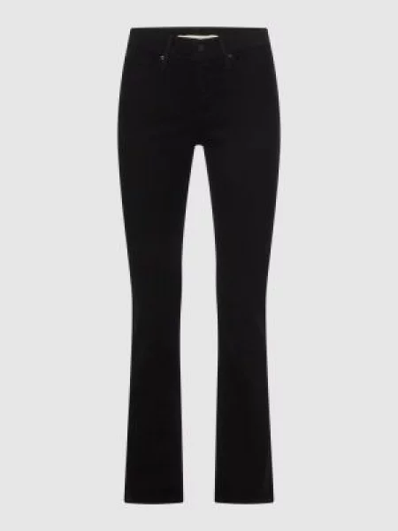 Jeansy o kroju shaping bootcut z dodatkiem streczu model Levi's® 300 czarne