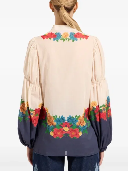 Bluzka La Doublej w kwiatki