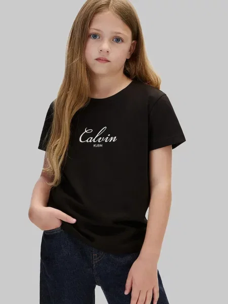 Calvin Klein Jeans tričko detské čierna