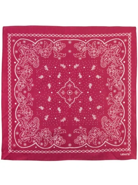 Fular Levi's® cu model paisley alb