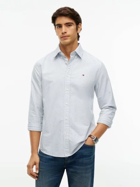 Tommy Hilfiger Cămașă oxford albastru