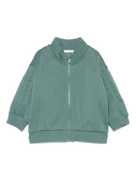 Bluza rozpinana dziecięca Emporio Armani zielona