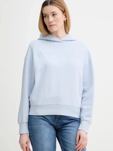 Marc O'Polo hanorac de cu glugă cu imprimeu albastru
