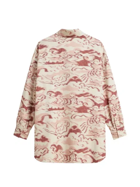 Lung cămașă Scotch & Soda cu imagine
