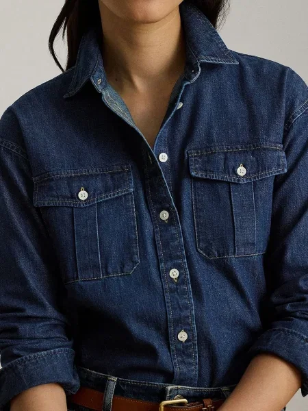 Джинсовая рубашка Lauren Ralph Lauren