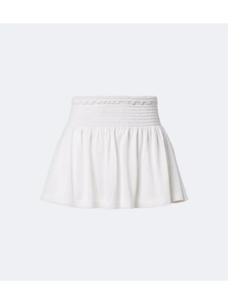 Fustă Gucci de mătase alb