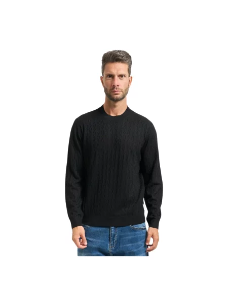 Sweter Armani Exchange wełniany czarny
