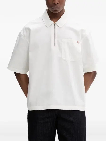 Tricou polo Dickies alb